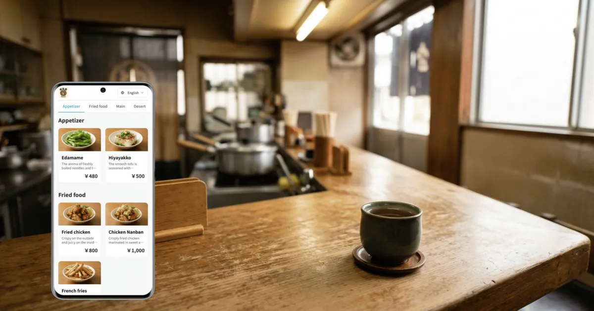 モバイルオーダーは本当に必要？「見せるだけメニュー」という選択肢